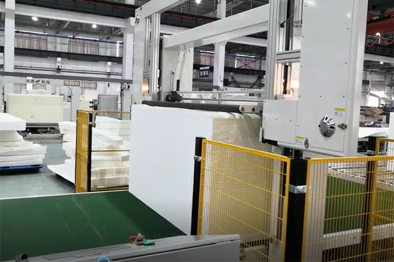 Станок для горизонтальной резки поролона на листы, CNCHK-QP